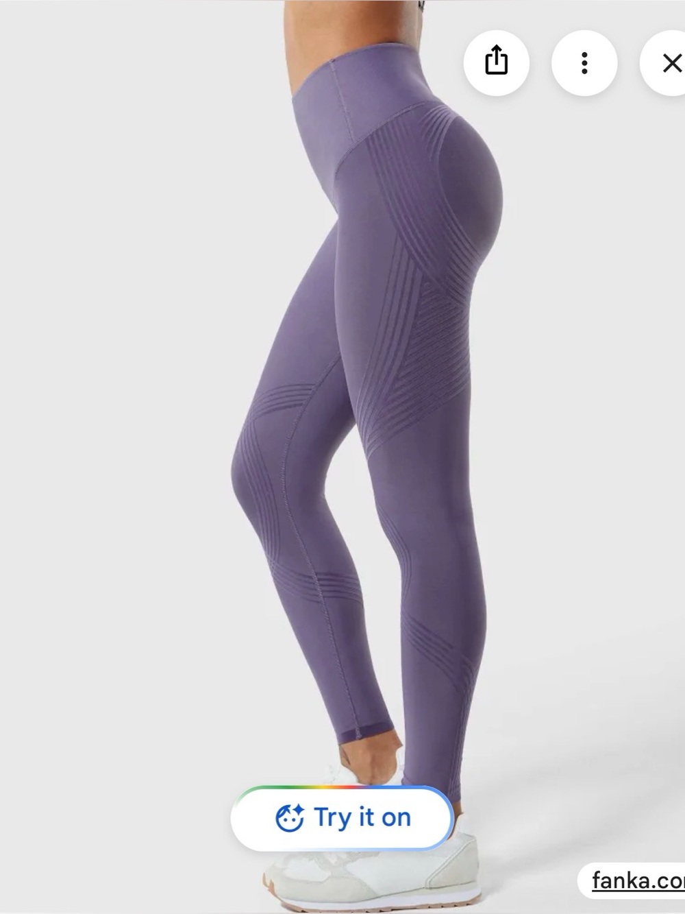 Fanka Purple Compression Leggings – Size Small
